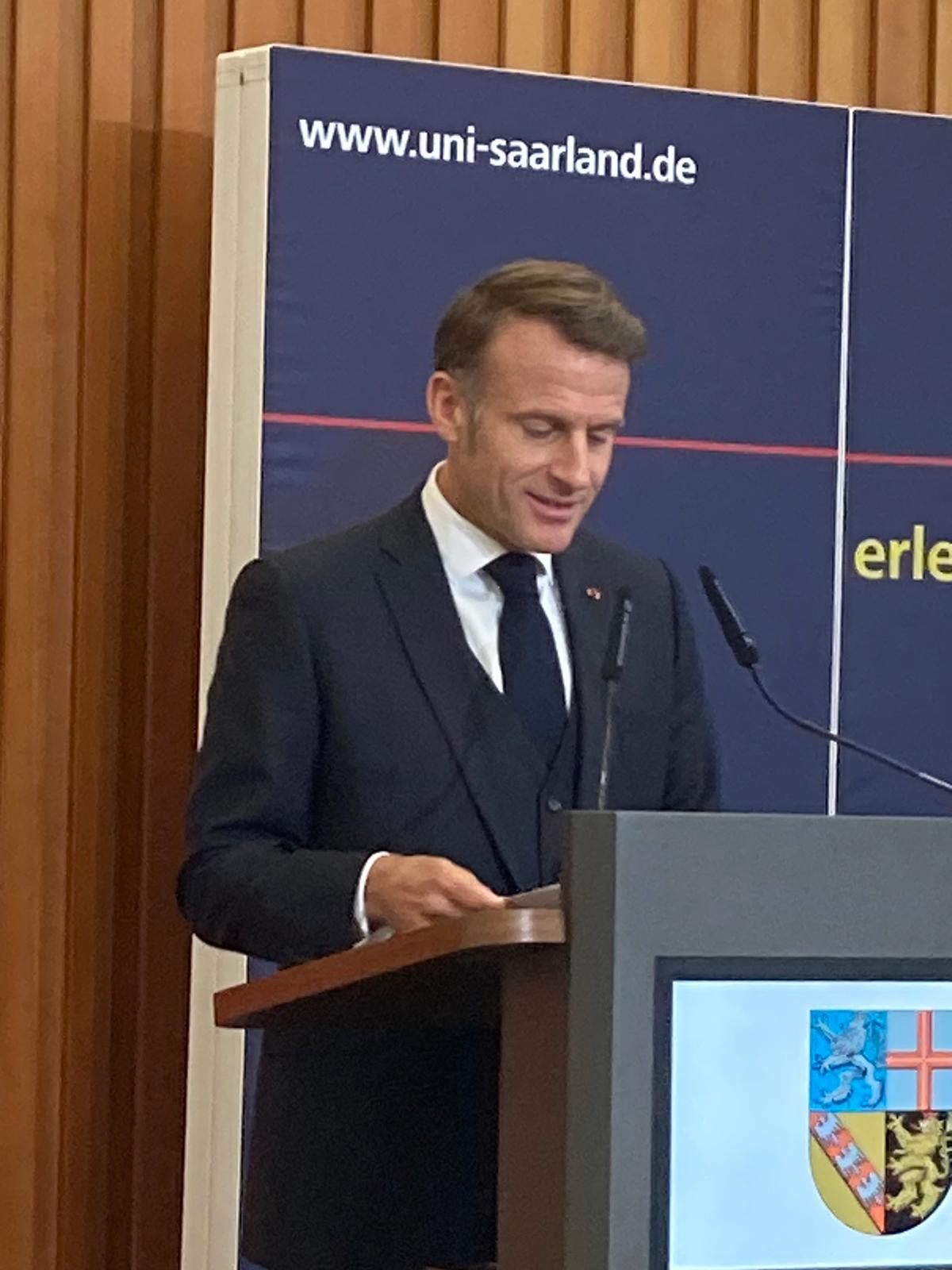 Macron Ehrendoktorwürde Macron Ehrendoktorwürde