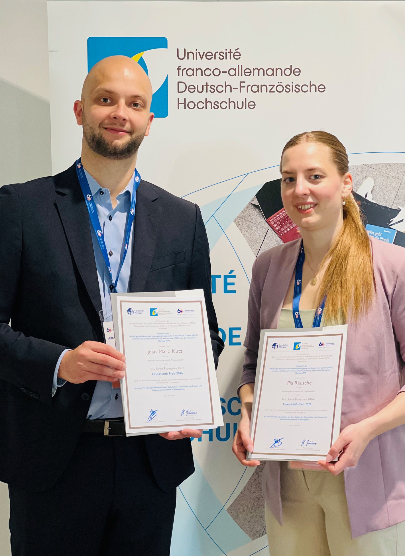 Jean-Marc Kutz und Pia Rausche © DFH-UFA Jean-Marc Kutz und Pia Rausche © DFH-UFA