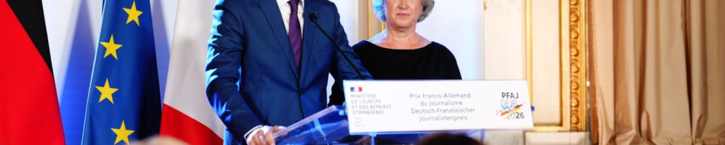 La présidence de l’UFA remet le Prix franco-allemand du journalisme scientifique © PFAJ
