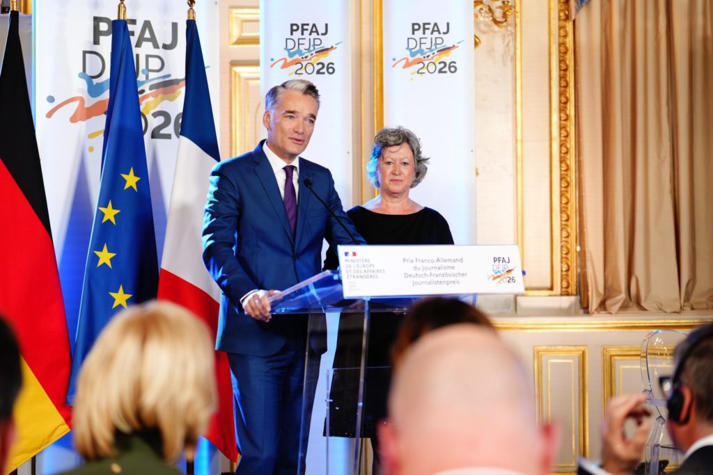 La présidence de l’UFA remet le Prix franco-allemand du journalisme scientifique © PFAJ