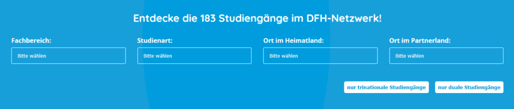 Screenshot StudienführerD Studienführer