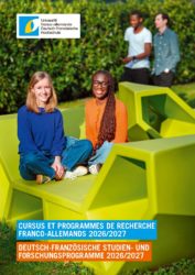 übersicht studiengänge 2026 Titelseite
